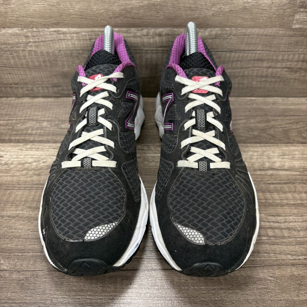 New Balance Barringer 890 Black Purple Womens US Size 9 WR890PB Sneakers - Picture 3 of 10